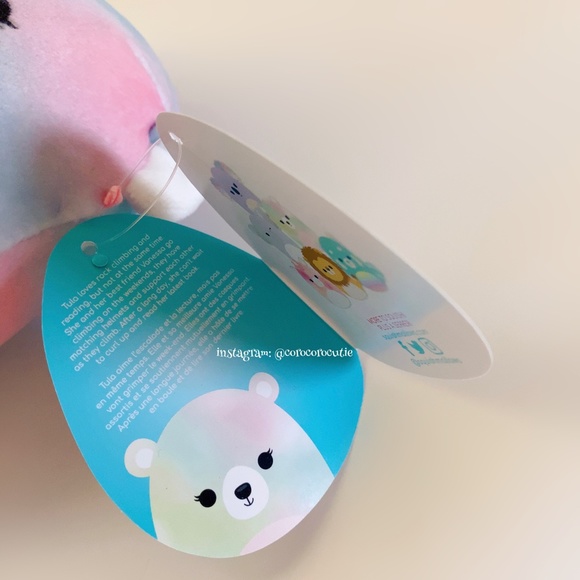 Tula 5" Cotton Candy Bear Squishmallow Kellytoys - Picture 4 of 8